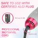 Buy NewWay 1000W Hot Air Brush - Safe & Stylish Hair Drying Volumizing with Overheating Protection - ALCI Plug - International Shipping Available - Buy Online on GoSupps.com