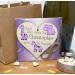Personalised Wooden Hanging Heart Plaque - Be Brave, Dream Big, Be Yourself | Lilac Safari Animals Nursery Wall Decor - Buy Online on GoSupps.com