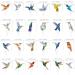 48Pcs Hummingbird Cupcake Toppers Hummingbird Birthday Decorations Hummingbird Party Decorations Hummingbird Cake Topper for Spring Birds Birthday Baby Shower Supplies - Buy Online on GoSupps.com