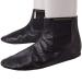 Leather socks made of real leather - thin light qualitative waterproof - easy tightening like a sock - MASD mesm mast mast khuff khuffain prayer socks whudu wudu corap mesh (45) 45 black