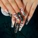 FEIlei Halloween Press on Nails Coffin False Nails with Designs for Nail Salon Home - Buy Online on GoSupps.com