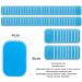 KSvaye 60 PCS EMS Gel Pads for Abdominal Muscle Trainer | Hydrogel Pads for Six-Pack & Belly Training | Replacement for Electrical Muscle Stimulation Devices (60x40mm) - Buy Online on GoSupps.com