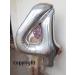 Laser Silver Number 1 Foil Balloon - 40 Inch Birthday Party Decoration Supplies - Buy Online on GoSupps.com