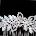 Housoutil Hair Comb for Women Rhinestone Bridal Comb Wedding Hair Accessory Hair Combs for Gold Hair Pin Gold Hair Comb Rhinestone Hair Comb Gold Headpiece Accessories Bride Rose - Buy Online on GoSupps.com