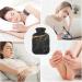 Buy Black Marble Hot Water Bottle with Gold Line - 2L Soft Cover for Winter Comfort | Ideal for Bed Hand Neck & Shoulders - International Shipping Available - Buy Online on GoSupps.com