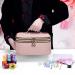 YARWO Double Layer Nail Polish Organizer Bag for 24 Bottles - Dusty Rose (BAG ONLY) - Buy Online on GoSupps.com