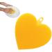 Silicone Dish Scrubber Food-Grade Silicone Sponges Kitchen Sponge - Soft Kitchen Scrubber Reusable Non-Scratch Dish Cleaning Tools for Fruits Vegetables and Dishes Yellow Heart - Buy Online on GoSupps.com