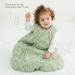 Looxii Baby Sleeping Bag 3.5 TOG | 100% Cotton | Newborn Sleepsack | 18-24 Months | Unisex Wearable Blanket Green Leaf - Buy Online on GoSupps.com
