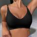 CCOOfhhc Women's Bustier with Removable Pads - Invisible Soft Black XL | Comfortable & Chic Lingerie - Buy Online on GoSupps.com