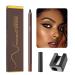 Byeaon Eyeliner Pencils Long-Lasting Gel Pencil with Built-in Needle Long-Lasting Waterproof Smudge-Proof Smooth Makeup Liner for Women