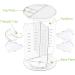 360 Rotating Makeup Organizer - Spinning Bathroom & Cosmetic Holder Shelf for Bedroom - Transparent - Buy Online on GoSupps.com