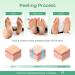 Plantifique Peach Foot Peel Mask - Exfoliating, Repairing & Softening - 1 Pack for Baby Soft Feet - Buy Online on GoSupps.com