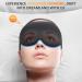 Weighted Sleep Eye Mask - 3D Contoured Full Blackout Blindfold for Men & Women | Adjustable Pressure Relief Light Blocking Night Shade for Travel & Yoga - Buy Online on GoSupps.com