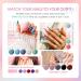 ROSALIND 30PCS Gel Nail Polish Set - Long Lasting DIY Manicure with Base & Top Coat Multicolored Glitter & Matte Options - Perfect Gift for Nail Art Enthusiasts - Buy Online on GoSupps.com
