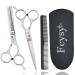 Hair Cutting Scissor Thinning Scissors Hairdressing Set Fcysy Hair Dressing Sizzors Kit Hairdresser Scissors Haircut Scissors Thinning Shears Barber Accessories Hair Scissors Set for Women Men Silver Set