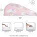 Buy Cute Swans Pink Dry Hair Cap Set - 2 Piece Quick Drying Towels & Button Headband | Super Absorbent & Comfortable - Buy Online on GoSupps.com