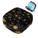 MUOOUM Gold Cherry Blossom Sanitary Napkin Storage Bag Menstrual Pad Bag Portable Menstrual Cup Pouch with Zipper for Teen Girls Women Ladies Multi-colored 9