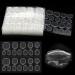 Melliex 480 pieces nail glue sticker double -sided transparent self -adhesive nails jelly adhesive pads false nail jelly gel tape for manicure