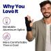 Metacarpal Finger Splint Hand Brace - Left Hand, Small/Med Size - Support for Broken Fingers, Wrist & Hand Injuries - Buy Online on GoSupps.com