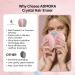 ADMORA Crystal Hair Remover - Nano Crystal Exfoliation Tool for Painless Hair Removal, Men & Women - Fast, Easy & Gentle Stone for Silky Smooth Skin - Pink - Buy Online on GoSupps.com