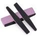 12pcs Nail File,100/180 Grit Double Sided Nail Files, Jumbo Size Nail Files and Buffers for Acrylic Nails Natural Nails, Professional Manicure Tools for Home and Salon Black Color