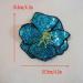 2pcs Sky Blue Sequins Flower Beaded Patches - DIY Sew On Embroidered Patch Applique - Buy Online on GoSupps.com