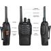 BaoFeng Walkie Talkies Long Range Rechargeable Walkie Talkie Set Portable Handheld 16Channels Two Way Radio with Earpiece 3 pcs - Buy Online on GoSupps.com