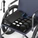 ADERI Airbag Wheelchair Cushion with Ventilation Channels for Pressure Sore - Black