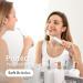 High Frequency Electric Toothbrush Set - 2 Pack, IPX7 Waterproof, USB Quick Charge, Rechargeable 60 Days - Black/White - Buy Online on GoSupps.com