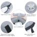 Bencmate Inflatable Dog Collar for Recovery | Leak Protection for Dogs & Cats | Neck Size 12-18 | Comfort & Views Unobstructed - Large Gray - Buy Online on GoSupps.com
