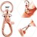 100 Pieces Swivel Clasps Set 50 Piece Lanyard Snap Hooks with 50 Piece Key Chain Rings  Lobster Clasp Keychain Hooks Key Chain Clip Hooks Lobster Claw Clasps for Keychain Jewelry DIY (Multicolored) - Buy Online on GoSupps.com