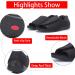 Men's Diabetic Shoes - Extra Wide Sandals & Walking Shoes with Arch Support for Swollen Feet | Adjustable Closure Orthopedic Footwear for Plantar Fasciitis - Size 11.5 Mesh Black - Buy Online on GoSupps.com