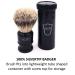 Parker Safety Razor Silvertip Travel Shaving Brush with Case - Black | Premium Quality Shaving Accessories for Men | International Shipping Available - Buy Online on GoSupps.com