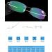 JoXiGo Rimless Reading Glasses for Men & Women - Ultralight Silver Frame + Gold Case - Ideal for 70-74 Years - Buy Online on GoSupps.com