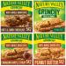 Cereal Bar Bundle With Nature Valley Oats & Dark Chocolate 5x42g Oats & Honey 5x42g Canadian Maple Syrup 5x42g and Peanut Butter 5x42g (4 Pack)