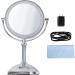 MonMed Lighted Makeup Mirror with 1x and 10x Magnification for Perfect Make Up Application - LED Standing Mirror - Buy Online on GoSupps.com