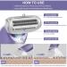 Women's Electric Razor - Painless Body Hair Removal - Wet & Dry - Rechargeable - Buy Online on GoSupps.com