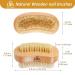 Wooden Nail Brush for Men, Women & Kids - Natural Bristle Fingernail & Toenail Scrubber for Manicure Pedicure - Non-Slip Two-Sided Hand & Foot Nail Cleaner - Buy Online on GoSupps.com