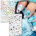 TailaiMei Summer Beach Nail Stickers - 1500+ Self-Adhesive Shark & Turtle Design Decals (12 Sheets) - Buy Online on GoSupps.com