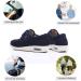 Mei MACLEOD Women's Wide Width Walking Shoes | Memory Foam Air Cushion Casual Sneakers | Outdoor | 9.5 Wide | Blue - Buy Online on GoSupps.com