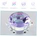 Beavorty nail art crystal cup cosmetics glass jars nail polish glass cup crystal glass cup nail art glass jar lipstick glass jar cream glass jar manicure purple big diamond 6.5x8cm Purple - Buy Online on GoSupps.com