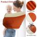Queryifv Sling Baby Carrier | Elastic Wrap for Newborns | Comfortable & Supportive Up to 16 kg - Buy Online on GoSupps.com