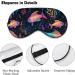 Neon Rainbow Fish Eye Mask - Adjustable Light Blocking Sleep Mask for Men & Women | Perfect For Travel & Naps - Buy Online on GoSupps.com