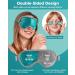 ProCIV Cooling Mask Warming Eye Mask 6 set Against Swollen Tired Eyes Dark Circles Headaches Migraines Hangovers and Sunburn Heat and Cool Reusable Face Mask Face Men/Women 6 set-Green - Buy Online on GoSupps.com