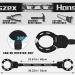 Honszex Castle for E-Scooter Handcuff Lock with Keys Waterproof Bag & Phone Holder | Electric Scooter & Bicycle Accessories - Buy Online on GoSupps.com