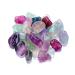 Top Plaza Bulk Fluorite Crystal Stones Real Natural Fluorite Reiki Healing Gemstones Small Tumbled Polished Stones for Energy Witchcraft Therapy Meditation Crystal Decorations 0.22Lb