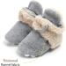 TMEOG Baby Booties Slippers - Infant Boots for Boys & Girls 0-6 Months - Winter Sock Crib Shoes - Light Grey White Furry - Newborn First Walking Shoes (0-18 Months) - Buy Online on GoSupps.com