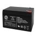 AJC Battery Compatible with SigmasTek SP12-10 12V 10Ah Sealed Lead Acid Battery