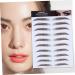 SKISUNO 4pcs Eyebrow Stickers Water Transfer Eyebrow Sticker 6d Hair-like Eyebrows Stickers 4d Cosmetic - Buy Online on GoSupps.com