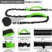 Unipampa Jogging Dog Leash - Hands-Free Leash with Belly Belt for Small & Medium Dogs | Reflective Adjustable 120-170 cm Double Handle Green - Buy Online on GoSupps.com